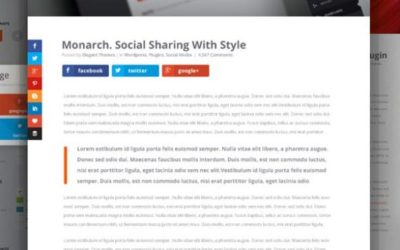 Monarch comparte en Redes Sociales en WordPress