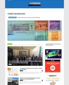 Diseño Página Web Portal de Noticias Utrera Información
